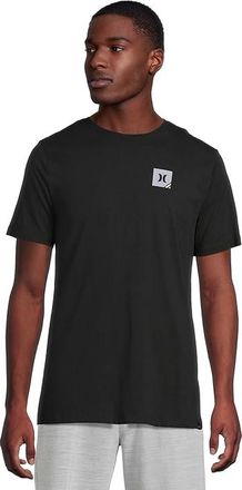 Hurley Corner Short Sleeve Mens T Shirt Black 2 : 2XL, Cotton