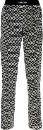 Tom Ford Printed Stretch Satin Pyjama Pant