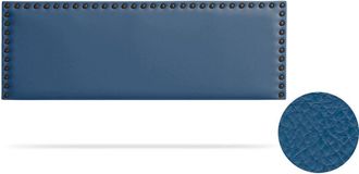 Moonia Cabecero Tapizado Modena Polipiel 160x55x8 Cm - Azul Oscuro Moonia