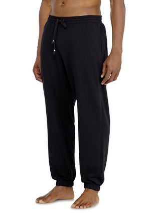 Diesel Sweatpants in peached cotton blend - Pants - Man - Black