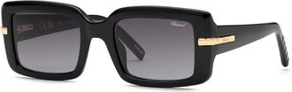 Chopard SCH413M 0BLK Mens Sunglasses Black Size 53