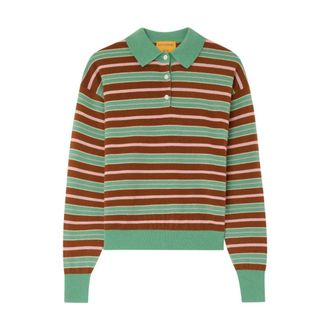 Guest In Residence Tops, Dames, Veelkleurig, XS, Kasjmier, Collegiate Polo