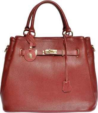 Anna Luchini Rood & VINO Rundleer Tas