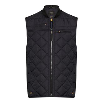 Camel Active Gewatteerd Vest - Heren - Bodywarmers - Blauw - 3XL - Polyester - Jassen