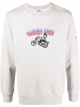 A.P.C. Felpa Gimme Five - Grigio