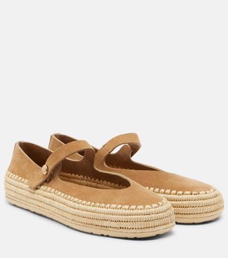Loewe Paulas Ibiza Rio suede espadrilles
