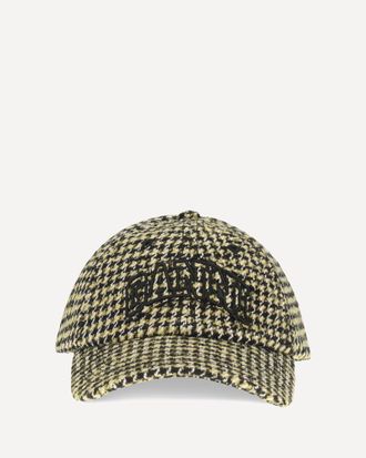 Ganni Woollen Check Cap Female UNI