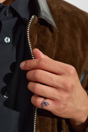 Vivienne Westwood Silver Ring Feodorita, Mens, Silver