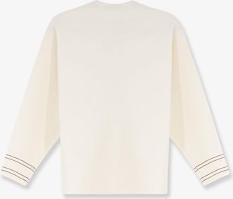 Max Mara Womens Wool-Blend Sweater Mxmundici White