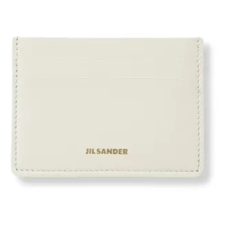 Jil Sander Accessoires, Dames, Beige, ONE Size, Leer, Kaarthouder