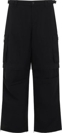 032c Mens Intermission Cargo Pants - Black Cotton - Size Medium