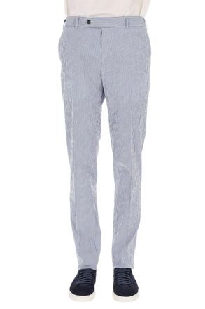 Pantaloni Torino Striped Seersucker Slim Fit Pants