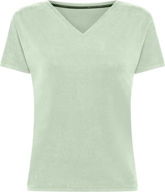 Roberto Ricci Design Cupro Shirt - Zomer Essential - Dames - T-shirts - Groen - S - Tops