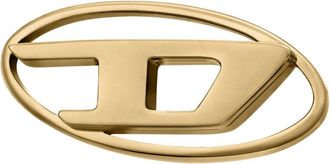 Diesel Mens Gold-Tone Stainless Steel Stud Earring