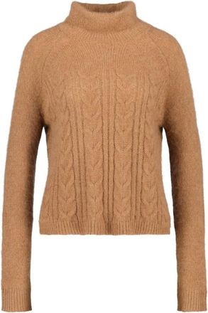 Lu Ren Noelle Pullover - Dames - Cashmere truien - Bruin - L - Wol - Truien & Vesten