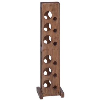 vidaXL Estante Marr&oacute;n 20 X 25 X 100 Cm Madera De Caoba S&oacute;lida Vidaxl