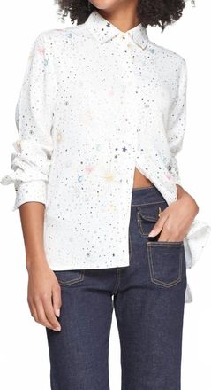Vilagallo Madrid Long Sleeve Shirt In White