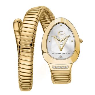 Christian Van Sant Naga Quartz Silver Dial Ladies Watch CV0871
