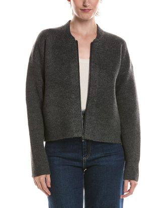 Michael Stars Lidia Cropped Bomber Jacket