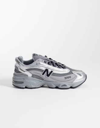New Balance M1000 - Sneakers argento metallizzato