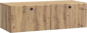 vidaXL Mueble De Tv De Pared 98 X 41 X 30 Cm Roble Artisan Vidaxl