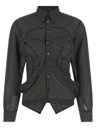 Junya Watanabe Bicolor Polyester Womens Blouse