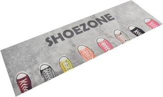 vidaXL Vidaxl - Furniture Limited - Alfombra de cocina lavable terciopelo dibujo