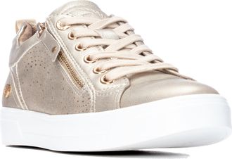 Xti Womens Side Zipper Casual Sneakers