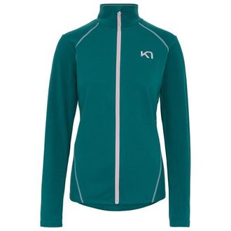 Kari Traa Kari Full Zip Fleece Sweat- & Trainingsjacke f&uuml;r Damen | t&uuml;rkis