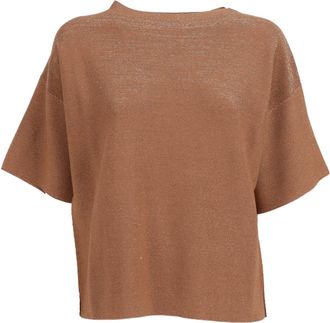 Fabiana Filippi Vimini Links Lurex Maxi T-Shirt