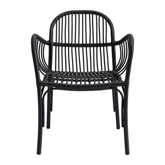 House Doctor Silla de pvc y sint&eacute;ticos en color negro