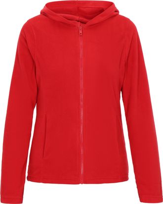 Mymo Fleece jas Dames rood