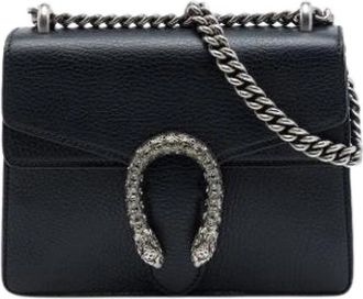 Gucci Pre-owned Small Dionysus - Dames - Vintage Schoudertas - Zwart - ONE Size - Leer - Vintage