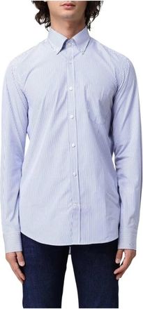Paul & Shark Paul&Shark Shirts - Heren - Zakelijke Overhemden - Blauw - 5XL - Overhemden
