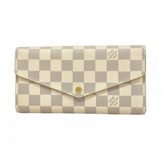 Louis Vuitton White Long Wallet (Bi-Fold) (Pre-Owned)
