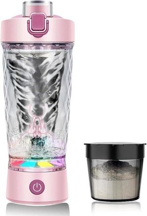 No Brand Vaso Mezclador Autom&aacute;tico, Asa Con Tira De Luz De Colores, Botella De Agua Para Fitness, El&eacute;ctrico Y Port&aacute;til, Vaso Mezclador Para Prote&iacute;na En Polvo, 
