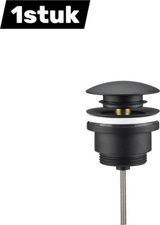 OEM 1 Pieza, Tap&oacute;n De Fregadero, Tap&oacute;n De Lavabo, V&aacute;lvula De Desag&uuml;e, V&aacute;lvula De Desag&uuml;e Emergente, Para Grifos De Lavabo De Ba&ntilde;o, Negro