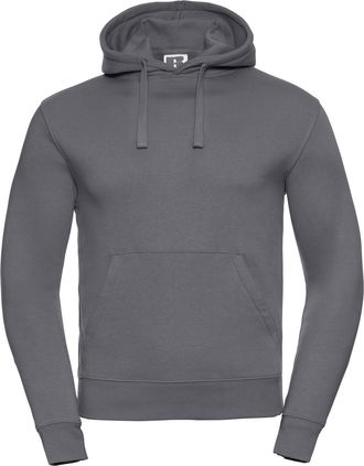 Russell Athletic Russell Heren Authentieke Hoodie (Convoy Grijs Effen)