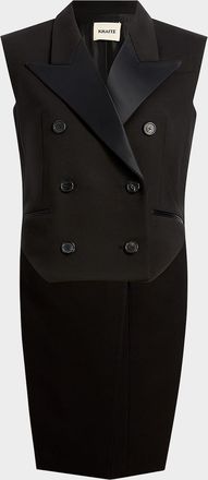 Khaite Orville Double-Breasted Tuxedo Vest