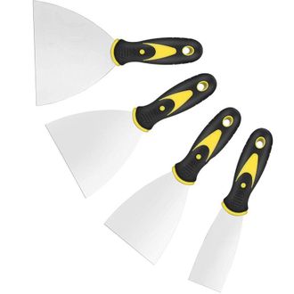 OEM [mai Usato]raschietto Per Carta Da Parati, 1,5, 3, 4, 5 Di Larghezza, Set Di Spatole, Spatola In Metallo, Attrezzi Per Pittura (confezione Da 4)