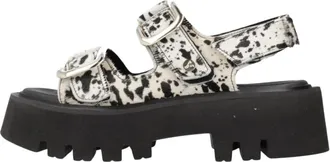Yellow Schoenen, Dames, Beige, 37 EU, Sandalia Hebilla