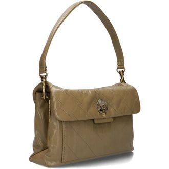 Kurt Geiger Tassen, Dames, Groen, ONE Size, Leer, Dames Schoudertassen Kensington Xbody