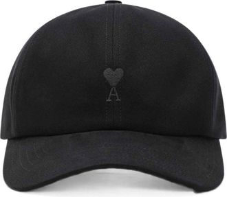 Ami Black Ami de Coeur Embroidery Cap