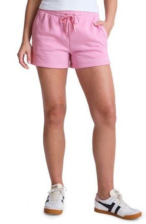 Beyond Yoga Luxe Fleece Sweat Shorts in Pink Haze at Nordstrom Rack, Size X-Large