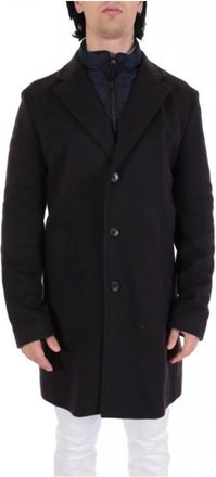 HUGO BOSS Hombre, Abrigos, Azul, Talla: L