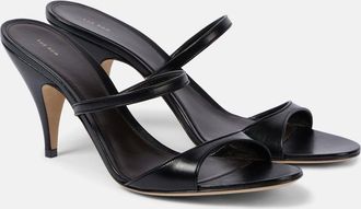 The Row Vika Knot 80 leather mules