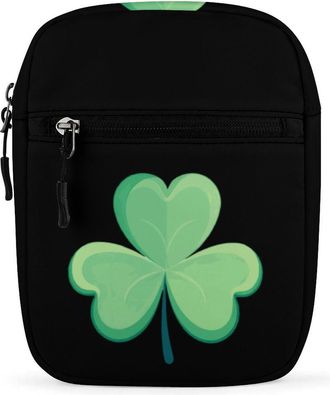 Generic Shamrock St. Patricks Day Crossbody Bag Adjustable Satchel Cute Shoulder Bag Lightweight Sling Bags