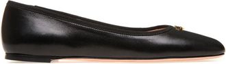 Bally Black Pointed-Toe Sheep Leather Flats
