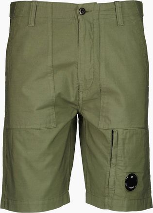 C.P. Company Mens Ottoman Lens Bermuda Shorts - Green - Size: 30/32