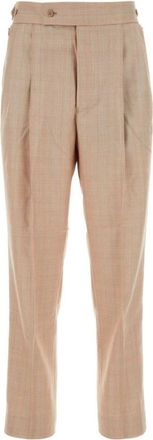 Needles high-waisted tapered trousers - women - Wool/Polyester - L - Neutrals